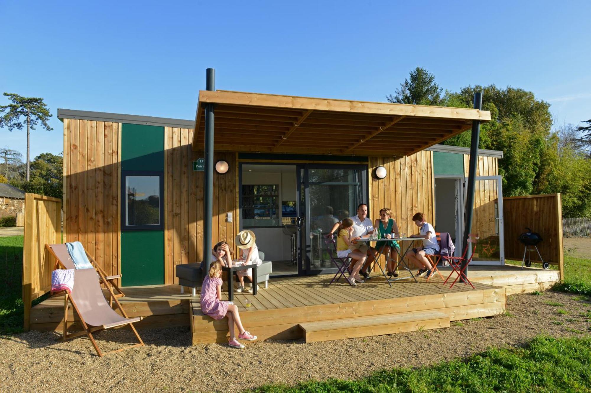Les Roulottes & Cottages Du Moulin Chenillé-Changé Eksteriør bilde